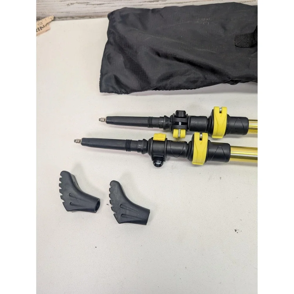 GO2GETHER Trail Star Trekking Poles Set Gold Aluminum Hiking Walking Sticks‎